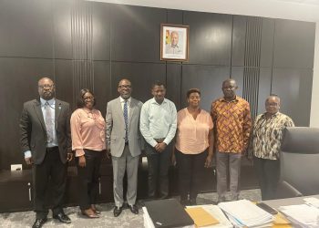 Dr Joseph Danquah leads University of Bradford alumni to pay a courtesy call on GETFund Administrator