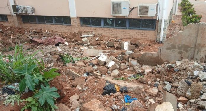 east legon residents appeal to ama nadmo to stop chinese company from blocking waterway