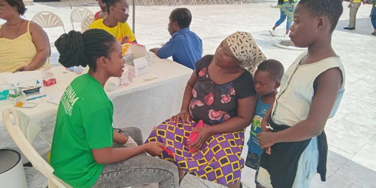 edinam medical centre holds free health screening for abokobi boi residents