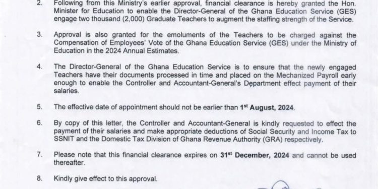 ex ges boss clarifies 2024 teacher recruitment refutes education ministers claim of wrongdoing