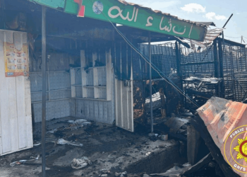 Fire destroys 15 structures at Tema Community 9 market