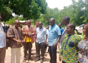 First Deputy Speaker commemorates May Day with sod-cutting for twin classroom projects in Akatsi South