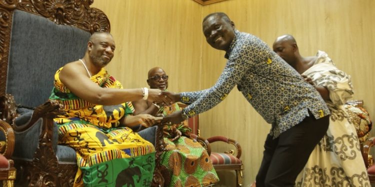 firstbank ghana supports ga mantses educational fund and homowo festival with ghc2a2100000 donation