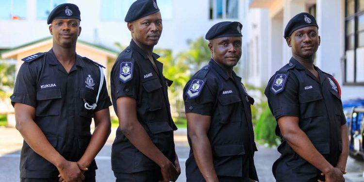 four police officers promoted for diligence and professionalism