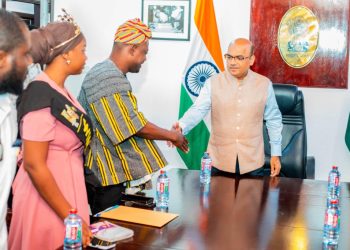 Future leaders MUN-Ghana and GMB 2024 winner advance climate diplomacy with courtesy visit to Indian High Commission