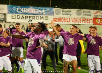 Ghanaian youngster Emmanuel Mensah secures Romanian top flight promotion with Arges Pitesti