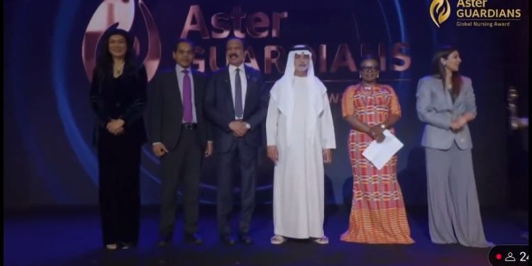 ghanas naomi oyoe ohene oti wins 2025 aster guardians global nursing award