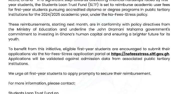 Gov’t to reimburse academic fees for 1st-year university students under ‘No-Fees-Stress’ policy 1 govt to reimburse academic fees for 1st year university students under no fees stress policy