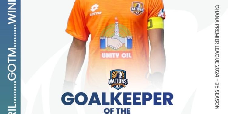 gpl nations fcs rabin ousmane sanon wins goalkeeper of the month for april