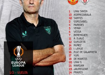 Iñaki Williams ruled out of Athletic Club’s Europa League second leg against Man United