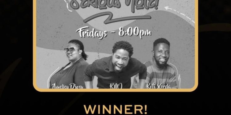 joy primes on a more serious note show adjudged tv comedy programme of the year