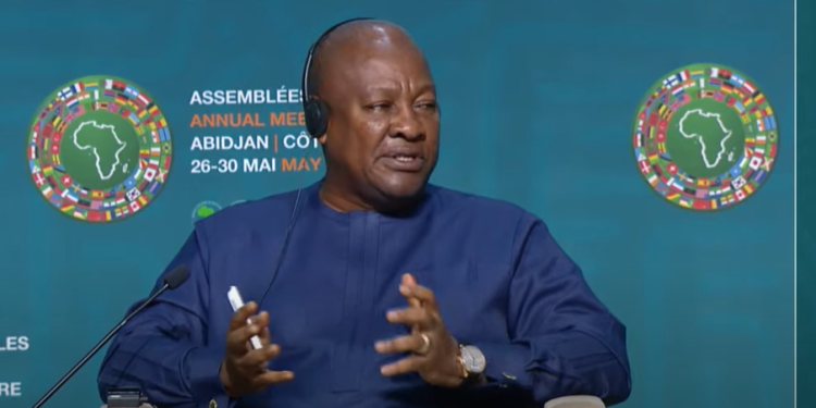 lets look inward to expand trade mahama tells african leaders at afdb annual meeting