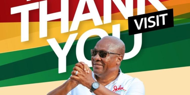 mahama begins thank you tour of bono east bono and ahafo regions