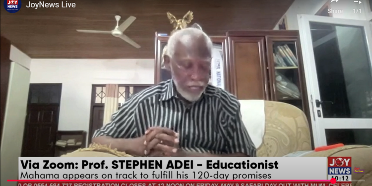moral discipline is missing in our education system prof adei warns