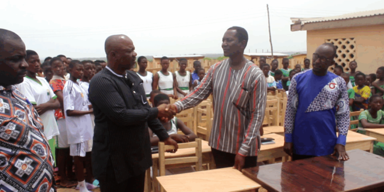 national security coordinator donates desks to kulpeliga basic school after joynews expose
