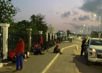 NPP, coalition of political parties protest in Accra over Chief Justice suspension