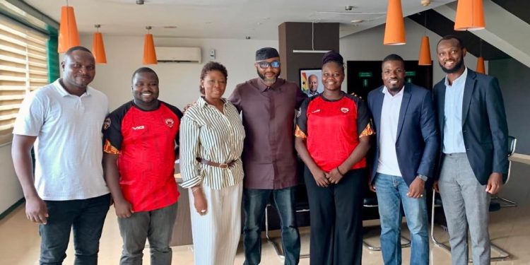 nsa boss commends rugby league federation ghana during official visit