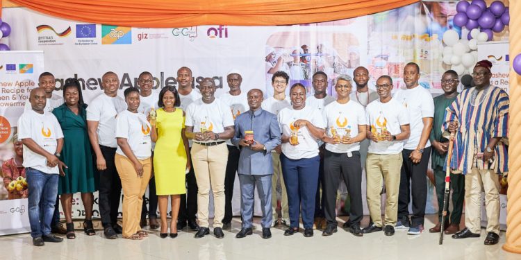 ofi giz launch cashew apple processing partnership to empower 1000 women and youth in techiman