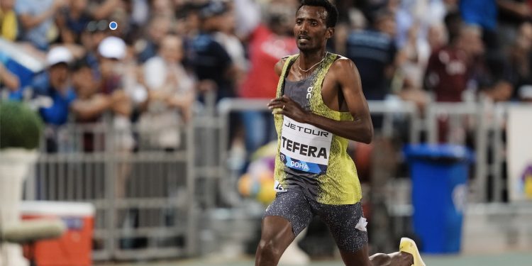 on signs samuel tefera to its roster of african athletes