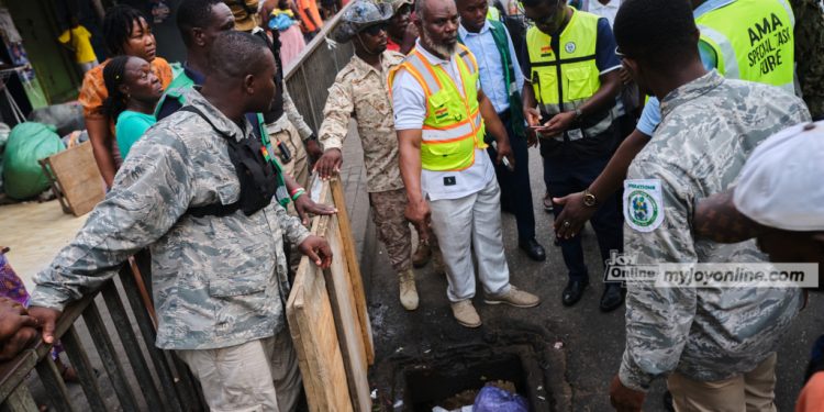 photos day one of amas decongestion exercise in accra