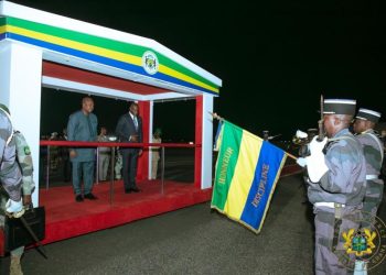 Photos: Mahama arrives in Gabon for inauguration of President-elect Oligui Nguema