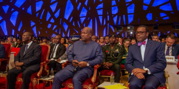 photos mahama attends afdb annual meetings in cote divoire