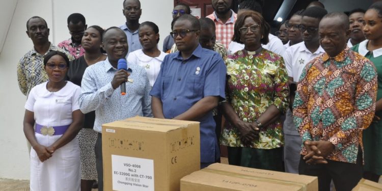 presbyterian hospital agogo acquires advanced eye equipment to boost eye care