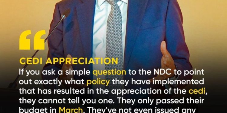re cedi appreciation a response to dr mahamudu bawumia