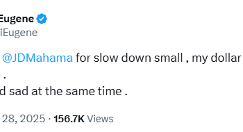 “Slow down small, my dollar reserves all dey go waste” – Kuami Eugene tells Mahama