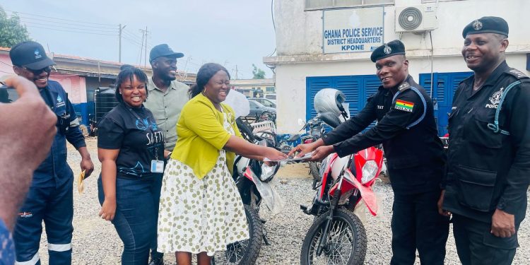 Tema Oil Terminal donates motorbikes to Kpone District Police Station 1 tema oil terminal donates motorbikes to kpone district police station