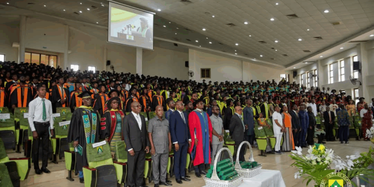 uhas council chairman prof kodzo gavua urges graduates to serve with passion integrity and innovation