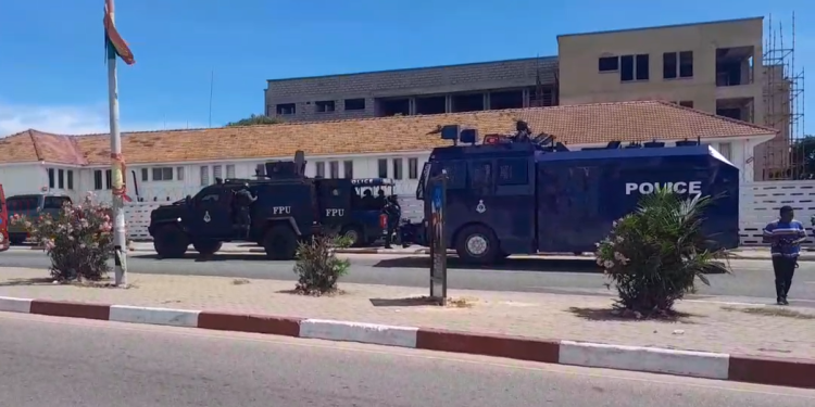 wontumi detention police deploy additional officers to eoco hq amid security beef up