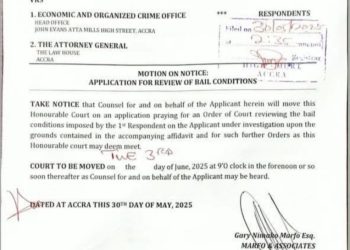 Wontumi files motion to review his bail conditions