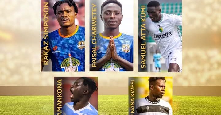 2025 ghana football awards razak simpson among nominees for home based footballer of the year