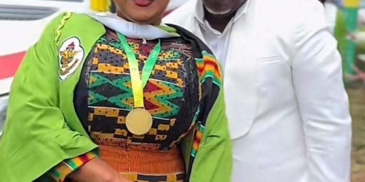 actress matilda asare graduates from knust with masters degree