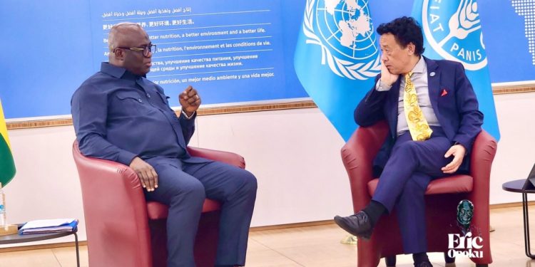 agric minister eric opoku secures fao support to deepen agricultural transformation agenda