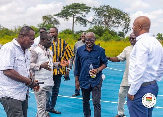 amasaman olympafrica site will be developed for use goc president