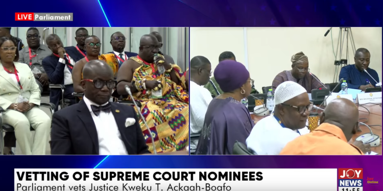 appointments committee greenlights justice ackaah boafos vetting after dismissing petition