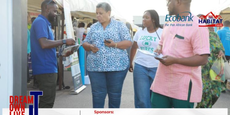 awutu senya west mp visits ecobank joynews habitat fair clinic