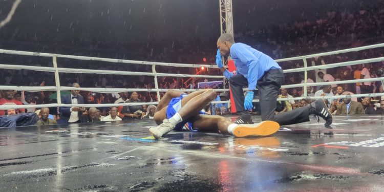 battle of the beasts ahmed abdul floors haruna mohammed to win national cruiserweight title