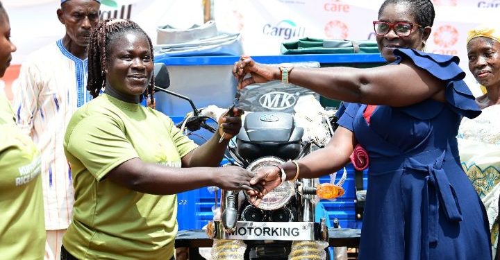 cargill provide agro processing equipment to women in cocoa growing communities