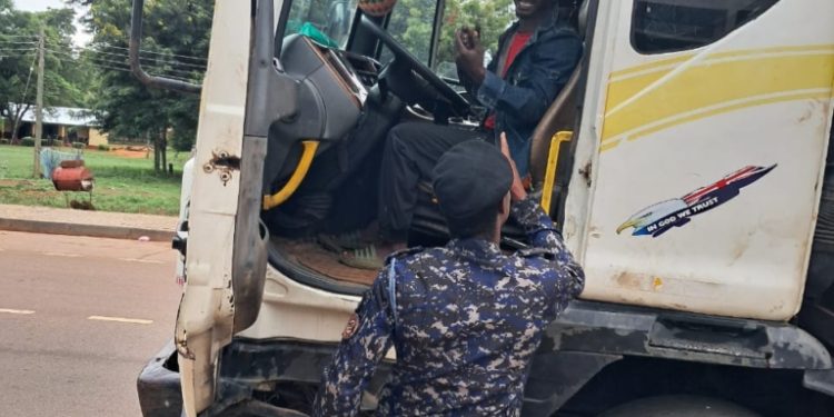 cargo truck driver arrested after smashing police vehicle in damongo chase
