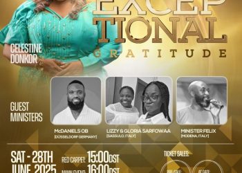 Celestine Donkor headlines Exceptional Gratitude concert in Italy