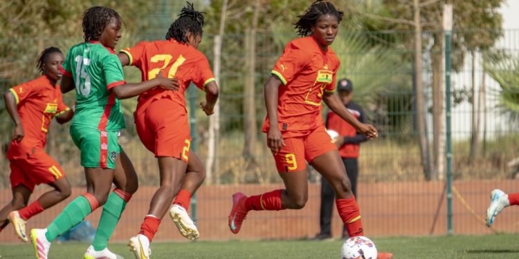 doris boaduwaa bags hattrick in comeback win over malawi