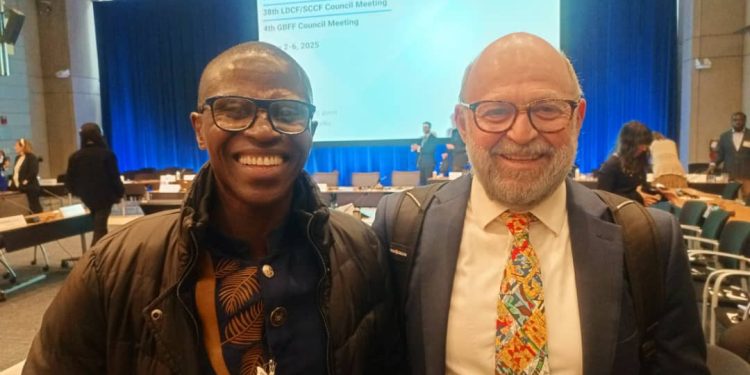 dr samuel dotse champions climate action and financial mobilisation at 69th gef council meeting in washington d c usa