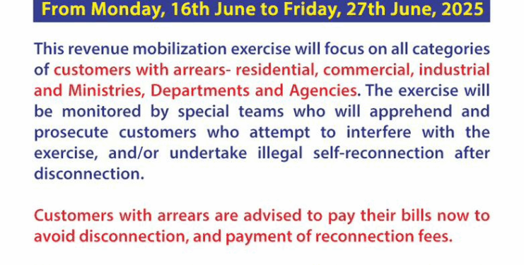 ECG to embark on nationwide revenue mobilization exercise from June 16 1 ecg to embark on nationwide revenue mobilization exercise from june 16