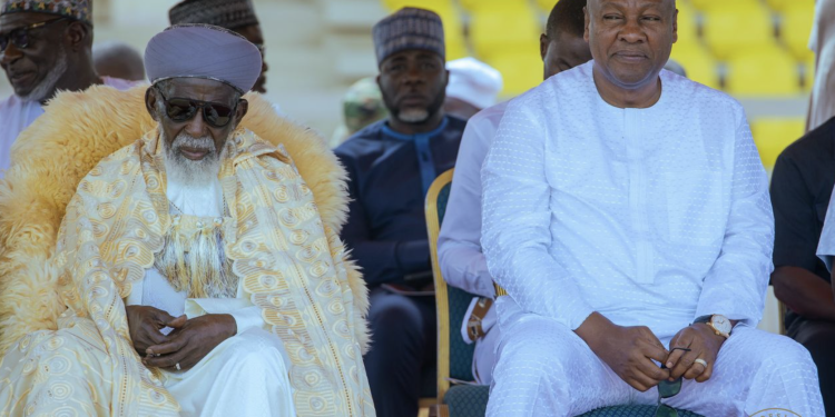 eid al adha celebration mahama prays for global peace