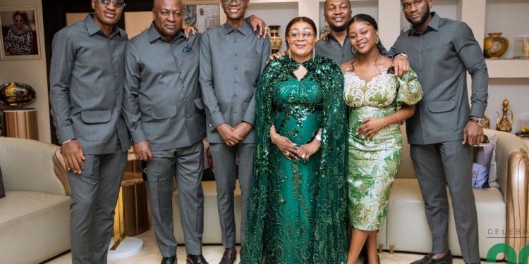 fathers day mahama gets amazing husband and a truly wonderful father cuddle from lordina