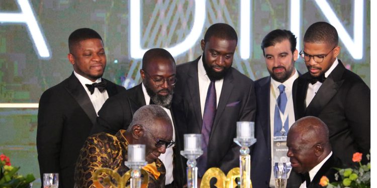 first responsibly mined ghanaian gold bars presented to asantehene