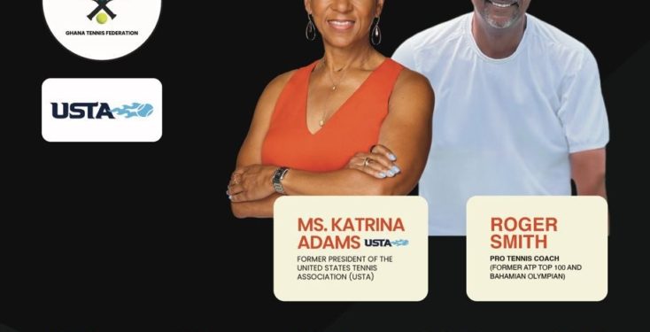 former us tennis association president to lead tennis clinic in ghana
